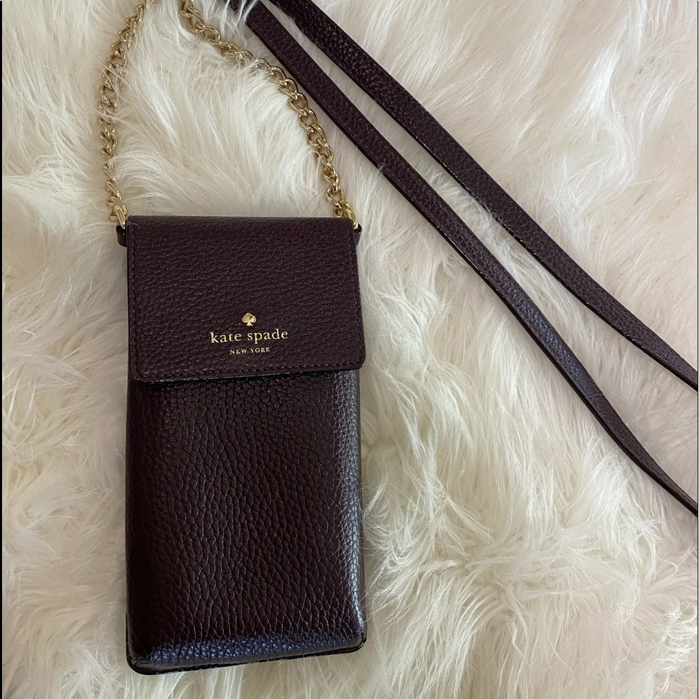 Kate Spade North South Phone Crossbody - Plum